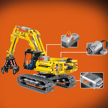 Tech Mechanical Series Remote Control Excavator Toy