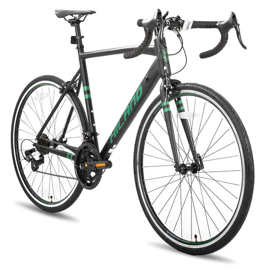 HH HILAND 700c Road Bike 14 Speed Aluminum Frame Racing Bike City Commuter Bicycle for Men Women