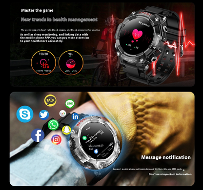 Smart Watch built-in MP3 player built in wireless Bluetooth headphones