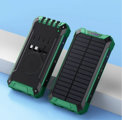 Solar Charge Wireless Power Bank 10000mah / up