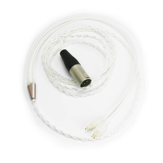 NewFantasia 4-pin XLR Balanced Male HiFi Cable Compatible with Sennheiser HD650 HD600 HD580 HD660S HD58X HD565 HD545 HD535 Massdrop HD6XX Headphones Silver Plated Audio Upgrade Cable
