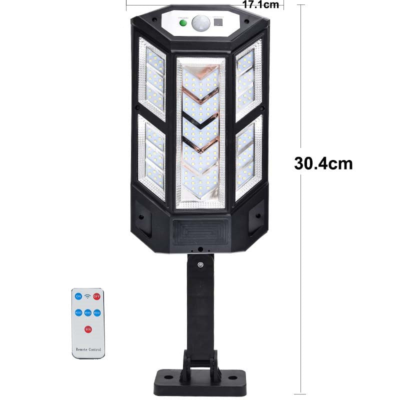 Solar powered COB Wall Light with rc
