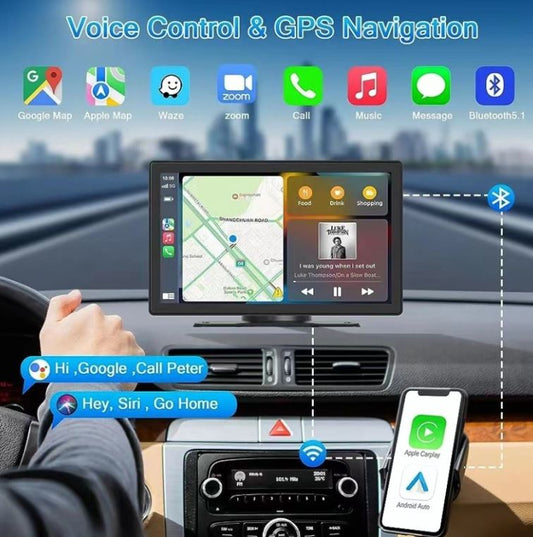 9-inch HD Wireless Vehicle Navigation Driving Recorder camera