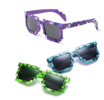 Mosaic Sunglasses - Trendy Checkered Eyewear uv400 vintage