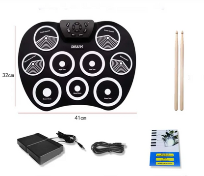 Kids USB Roll Drum drumset