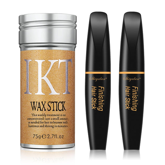SUOFEIYA Hair Wax Stick for Flyaways Fly Away Hair Tamer Long-Lasting Hair Pomade for Styling Baby Hair and Wigs