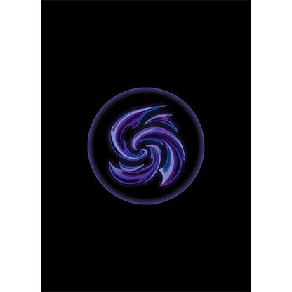 Fantasy North - Elements I - Void - 100 Textured Matte TCG Card Sleeves - Fits Magic MTG Commander Pokemon and Other Card Games - Playing Card Sleeves