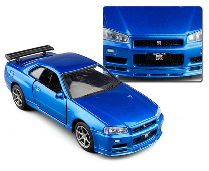 Nissan GTR R34 Alloy Car Model - Metal