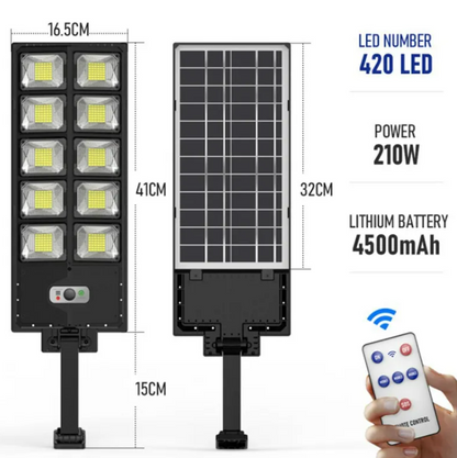 New Solar Double Row LED Street Light
