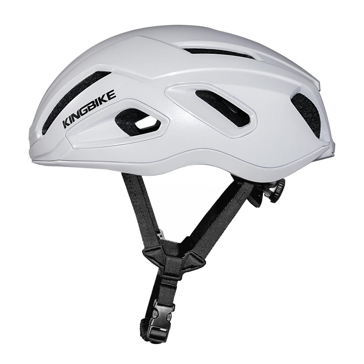 KINGBIKE Bike Helmet Women Adult Mens Bike Helmet Cascos para Bicicletas Bicycle Helmets Women Ebike Helmet Aero Bike (White Glossy)