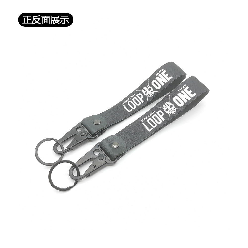 JDM Culture Keychain Wrist Strap with Digital Print 19.5cm x 2.5cm