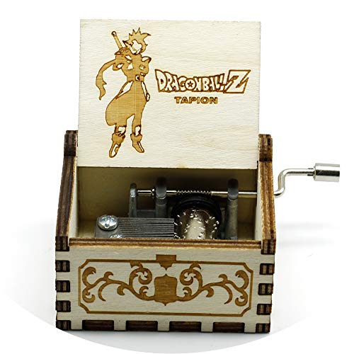 Dragon Ball Wooden Music Box with Hand Crank