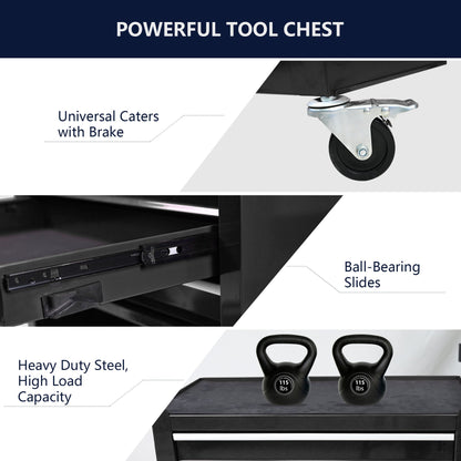 Steel Wheelie Tool Cart 4 drawers Garage hardware