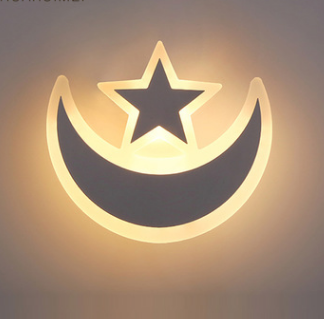 LED Acrylic Wall Light, Creative Bedside Lamp