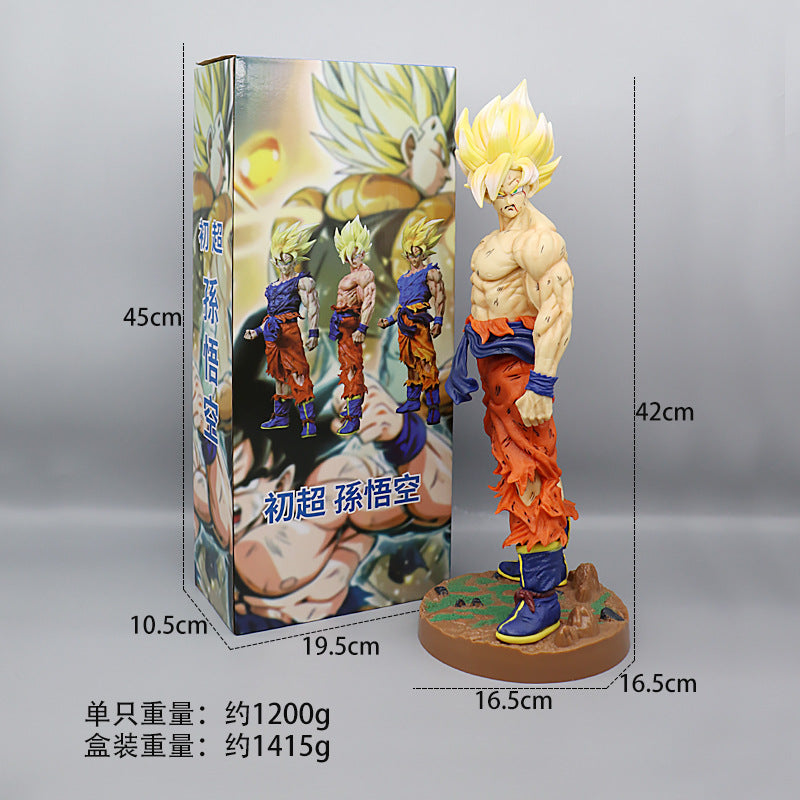 Dragon Ball Super Saiyan Action Figures - Goku & Vegeta
