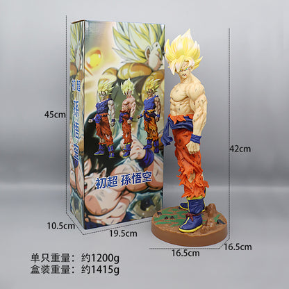 Dragon Ball Super Saiyan Action Figures - Goku & Vegeta