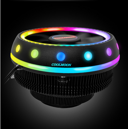 Cool Moon UFO RGB CPU Cooler for Quiet Desktop PCs