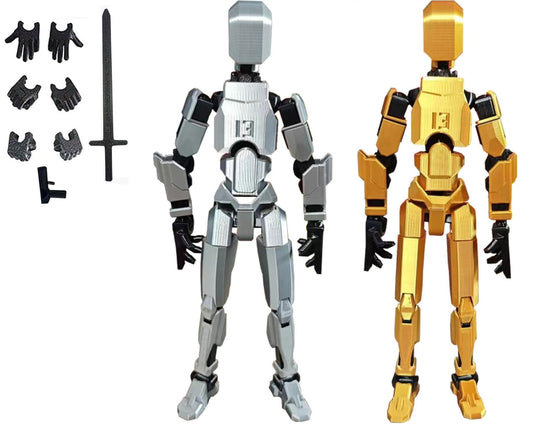ULTHOOL (Assembly Completed) Titan 13 Action Figure 3D Printed T13 Multi-Jointed Movable Robot with Full Articulation Lucky 13 Action Figure Nova 13 Action Figure Dummy 13 Action Figure