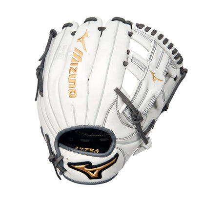 Mizuno GMVP1150PF4W MVP Prime Fastpitch Softball Glove 11.5" T Web Right Hand Throw White-Grey