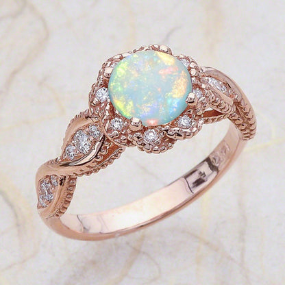 Pearl Couple Fashion Ring valentine couple birthday gift