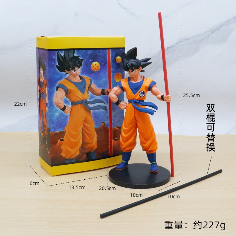 Dragon Ball Super Saiyan Action Figures - Goku & Vegeta