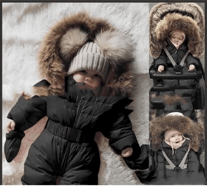 Thickened One-Piece Super  Warm  Cotton  Coat  baby