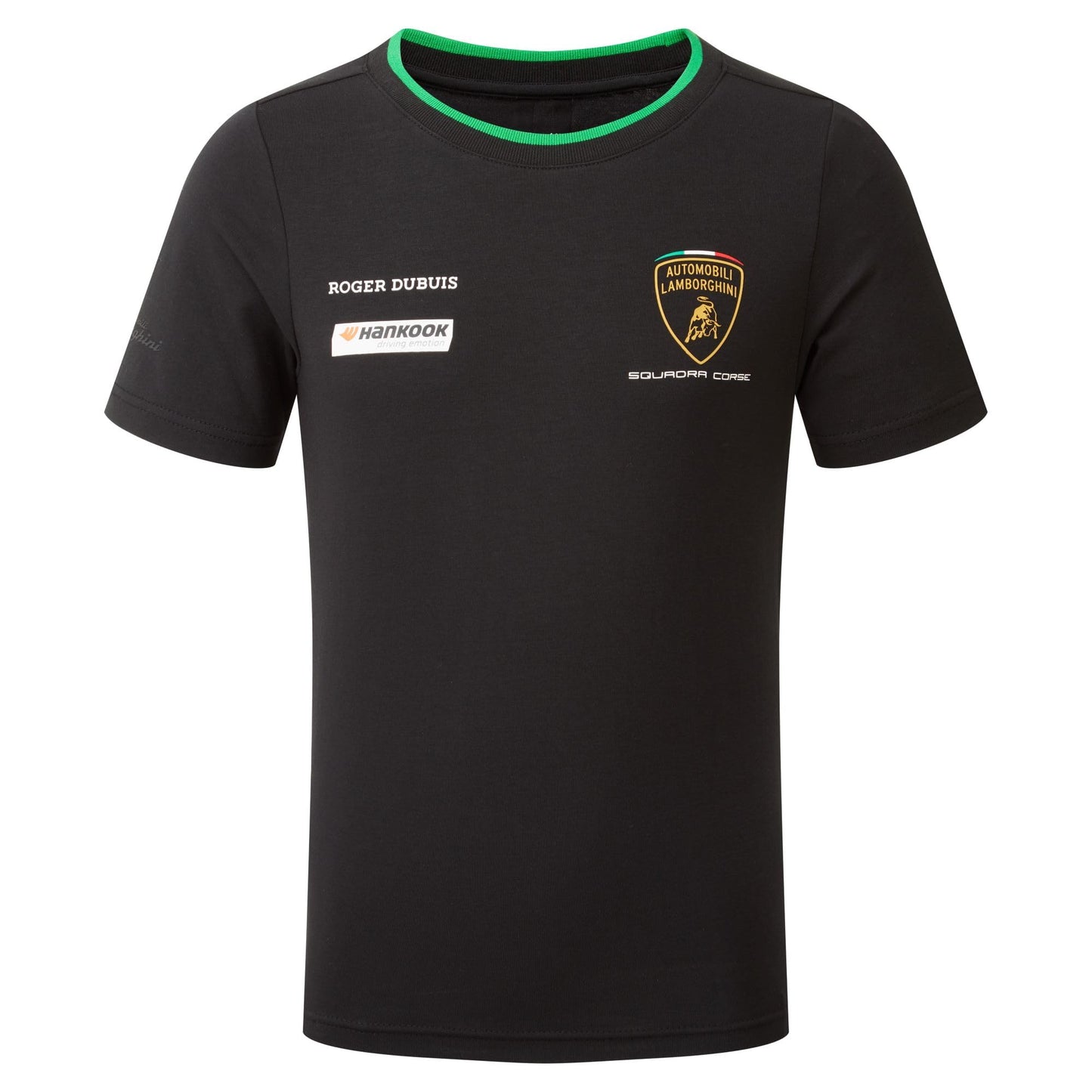 Lamborghini Squadra Corse Kids Team T-Shirt Black (11-12 Years)