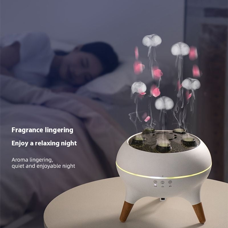 Air jellyfish ultrasonic humidifier decor with rc