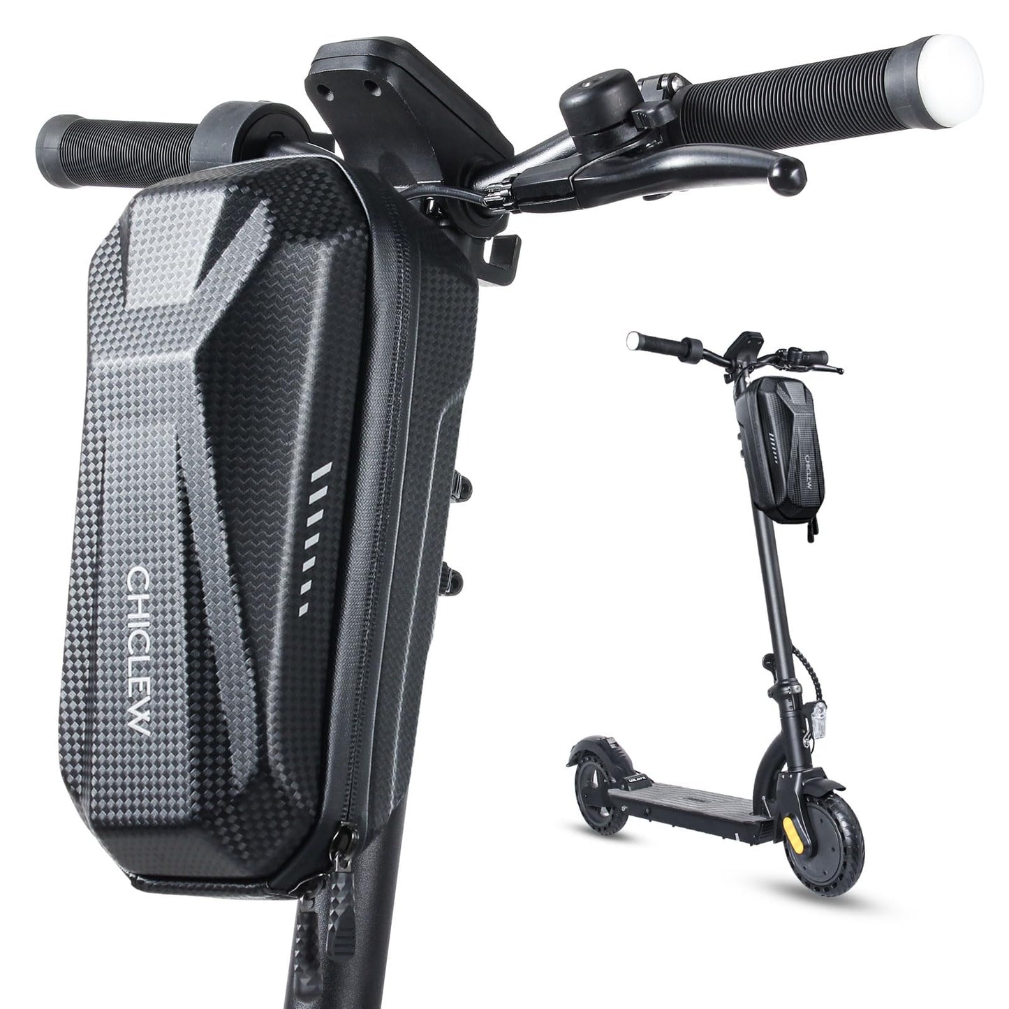 3L Large Scooter Bag Quick Release Portable Electric Scooter Storage Bag Waterproof XL Scooter Handlebar Bag for Scooters Bikes Segway Ninebot and NIU