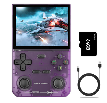 K36 Retro Handheld Game Console game nit 3.5 Inch IPS Screen with 16000 Video Games Emulator for PS1/PSP/DC/N64/SS