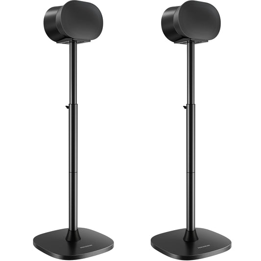 Perlegear Speaker Stand for Sonos Era 300 Adjustable Height 33”-42” Sonos Era 300 Surround Sound Speaker Stand Floor Speaker Stand Supports up to 13.2 lbs with Cable Management Pair PGSS14