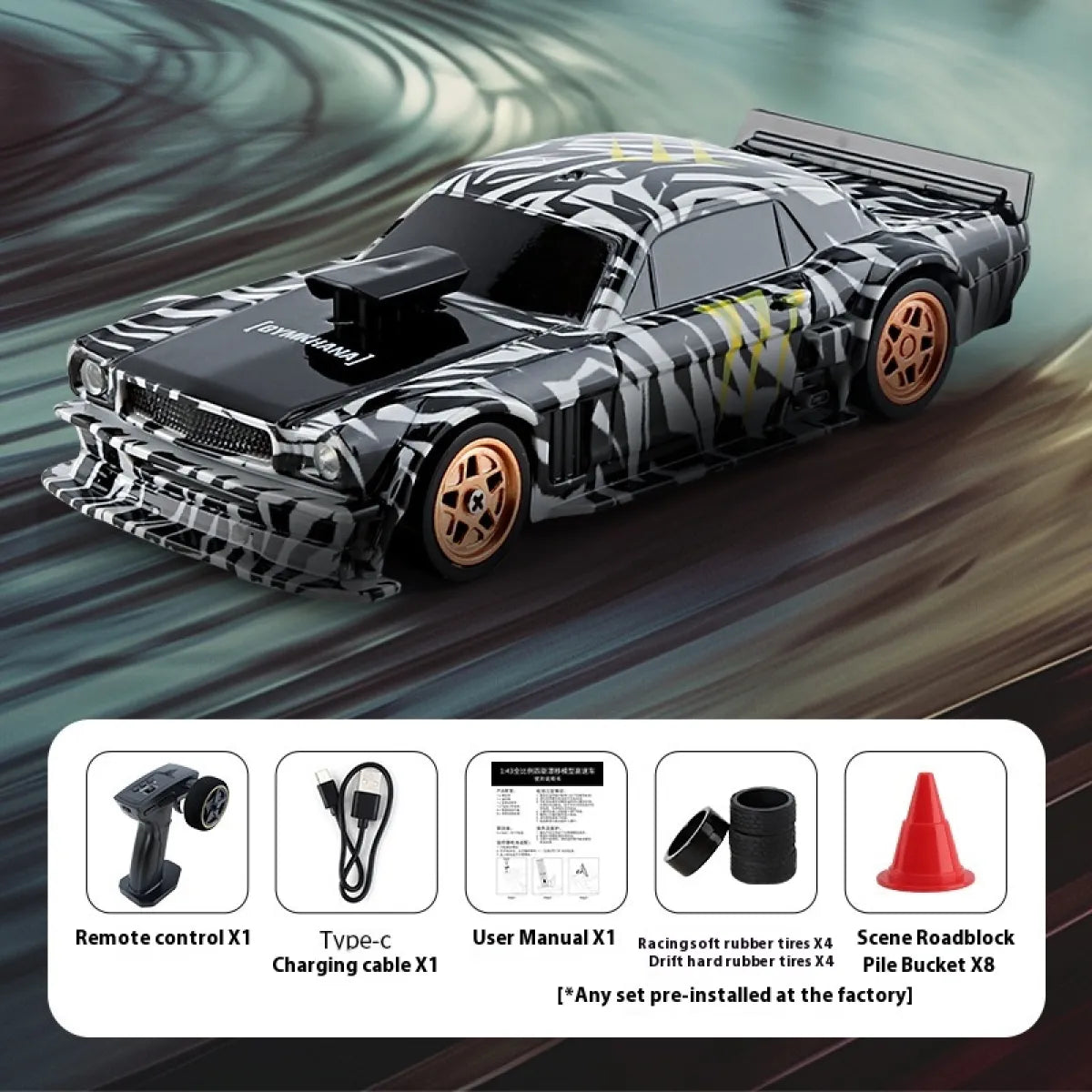 Mini RC Four-Wheel Drift Car remote controlled toy