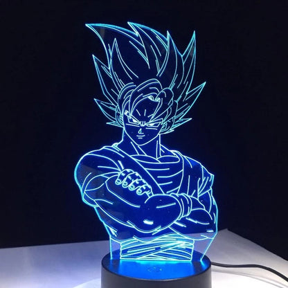 Dragon ball Goku Decor 3D Light 15cm