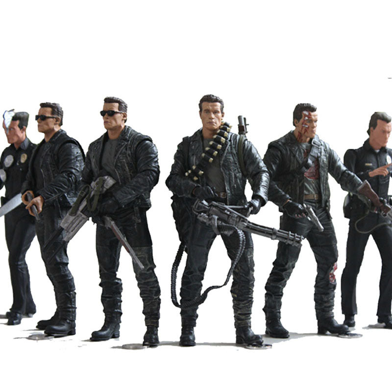 The Terminator 7-Inch Articulated Skeleton Action Figure Model