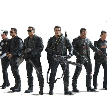 The Terminator 7-Inch Articulated Skeleton Action Figure Model