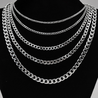 Stainless Steel Necklace & Bracelet Set couple birthday valentine romance gift