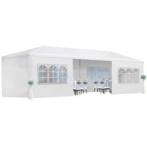 10x30 ft Spacious, Weatherproof Party Tent wedding storage shelter
