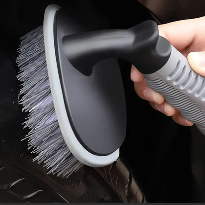 1pc Car Wheel and Rim Cleaning Brush - 9.8in automotive tire brush