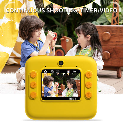 Children's HD 1080p Instant Camera with Printing Paper