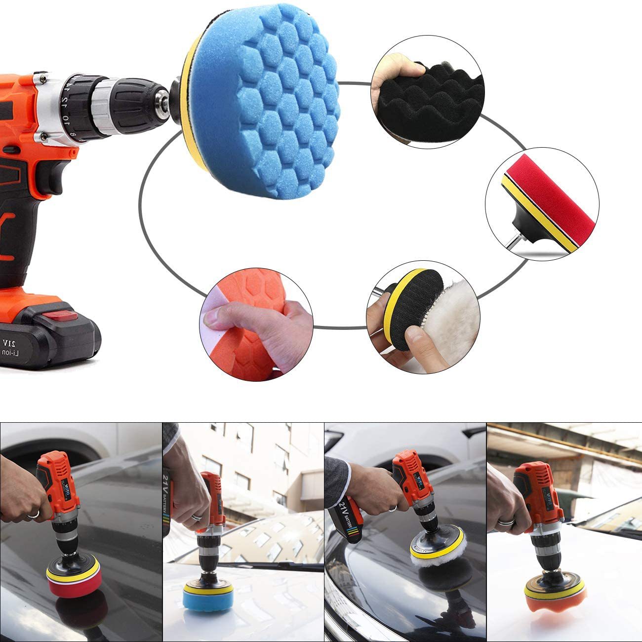 13 Pieces 4-Inch Car Decal sticker vinyl Removal Tool Set