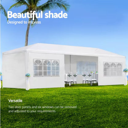 10x30 ft Spacious, Weatherproof Party Tent wedding storage shelter