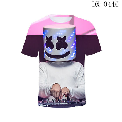 Marshmello 3D Unisex T-Shirt - Trendy DJ Style