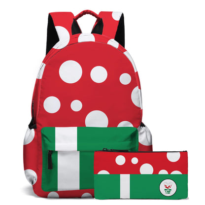 Mario Waterproof Backpack for Students (Two Shoulder Straps)
