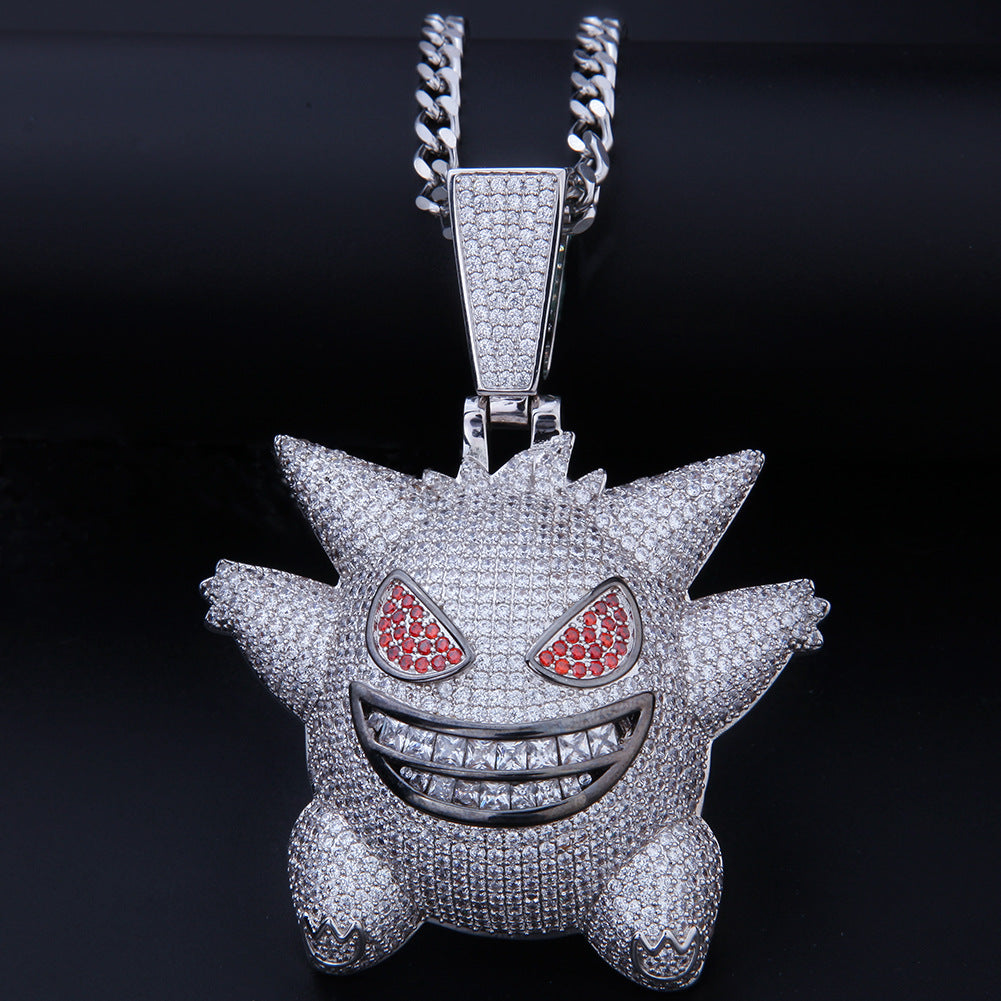 Zircon Crystal Pokemon Pendant Necklace (New Style)