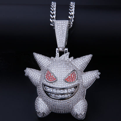 Zircon Crystal Pokemon Pendant Necklace (New Style)
