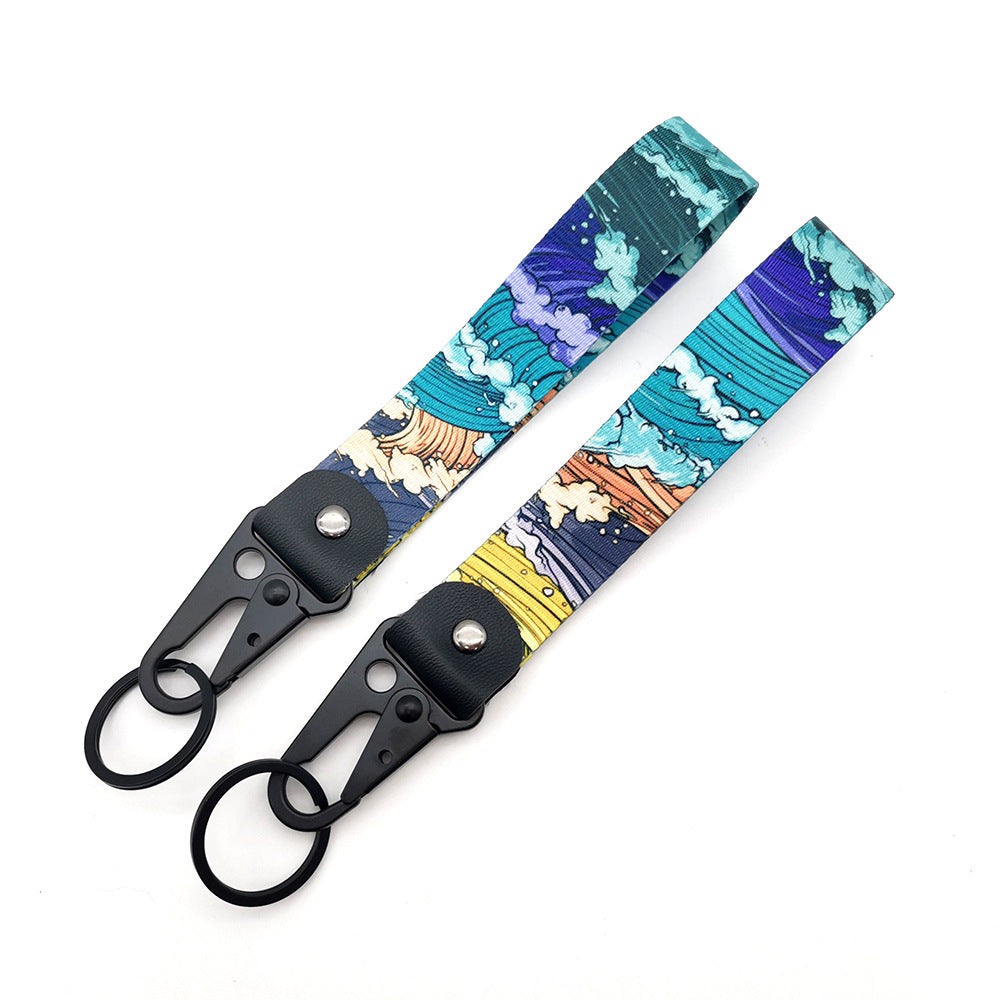 JDM Culture Keychain Wrist Strap with Digital Print 19.5cm x 2.5cm