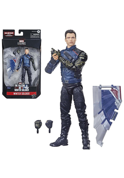 Hasbro Marvel Legends Series Avengers 6-inch Action Figure Toy Winter Soldier Premium Design and 2 Accessories for Kids Age 4 and Up