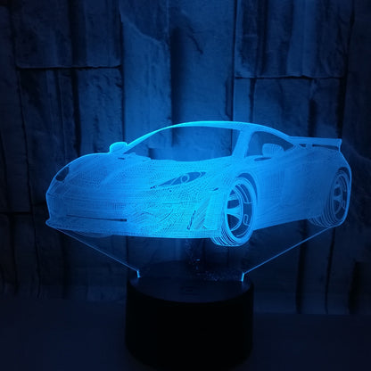 3D Colorful Car Night Light