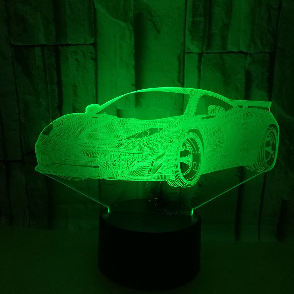 3D Colorful Car Night Light