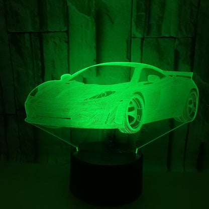 3D Colorful Car Night Light
